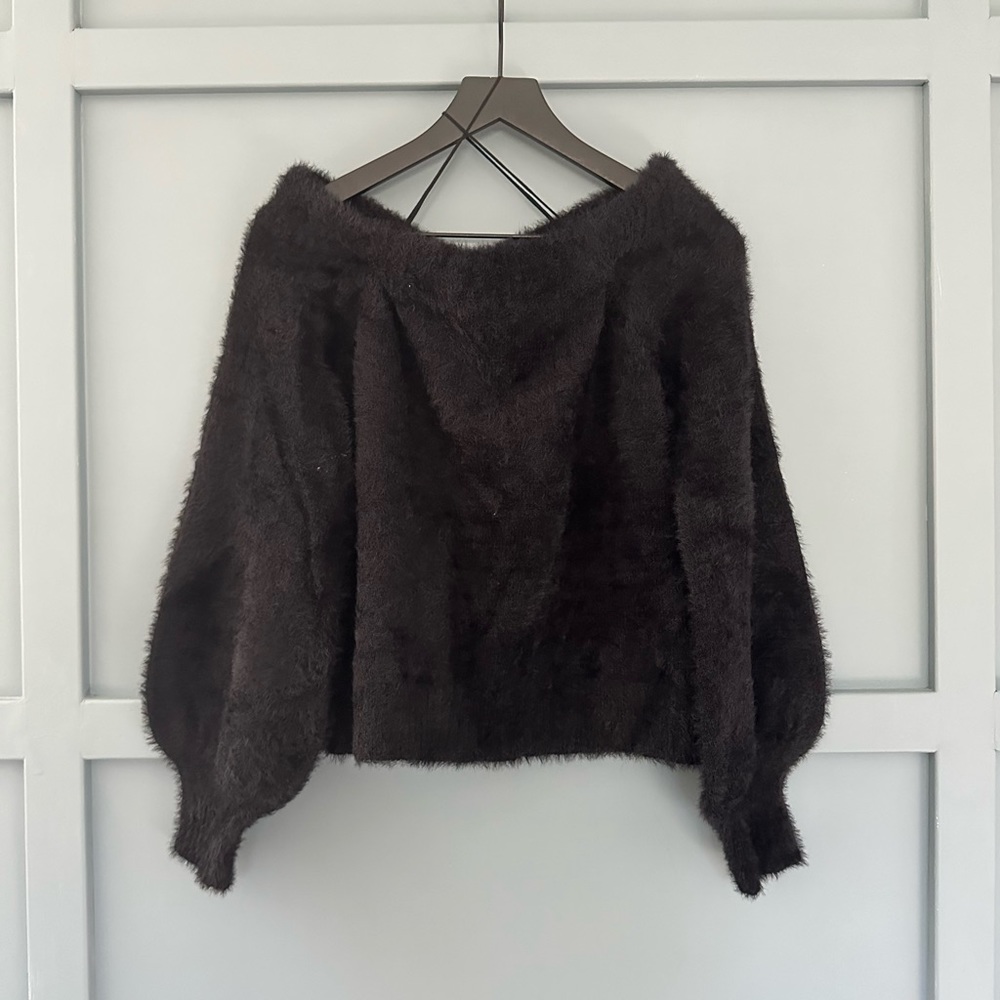 Off the shoulder sweater